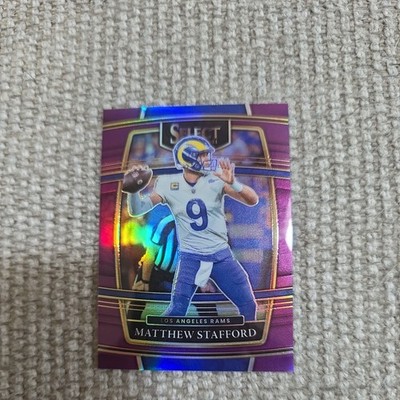 2021 Panini Select Matthew Stafford Concourse purple Prizm #20 55/75
