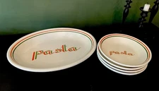 La Primula S. R. I. Pasta Serving Dish Set With 4 Pasta Bowls