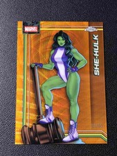 2026 Topps Chrome Marvel #151 She-Hulk Orange Wave Refractor 04/25
