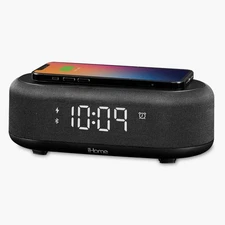 iHome Bluetooth Alarm Clock with Wireless Charger & USB Charging Station iBTW112