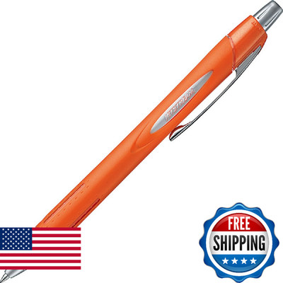 Uni Jetstream Alpha-Gel 0.7mm Ballpoint Pen Orange Silver Body SXN25007M.4