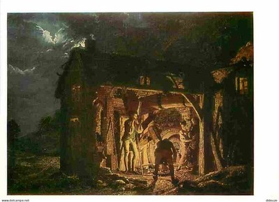 Postcard - Art - Painting - Joseph Wright of Derby - The Blacksmith's Shop