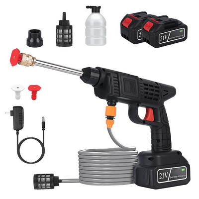 #ad #ad Electric High Pressure Water Spray Gun Portable Car Washer w Battery amp; Charger $31.89