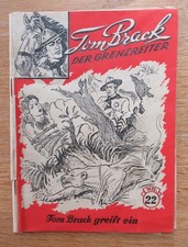 Vintage 1950 Tom Brack The Frontier Novel Booklet / No 22