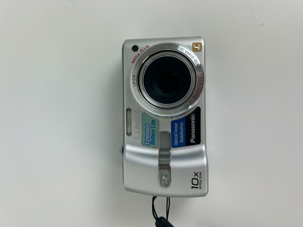 Panasonic Digital Camera DMC-TZ1 Lumix Vintage Photo Bundle Case