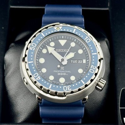Seiko Marine Master SBBN043 7C46-0AC0 Professional Quartz Diver Tuna Watch