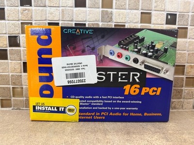 Creative Sound Blaster 16 PCI SB4740 Audio Card