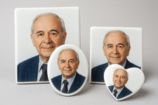 fotoceramica 9x12 ovale a colori (Altre misure e stili su richiesta)