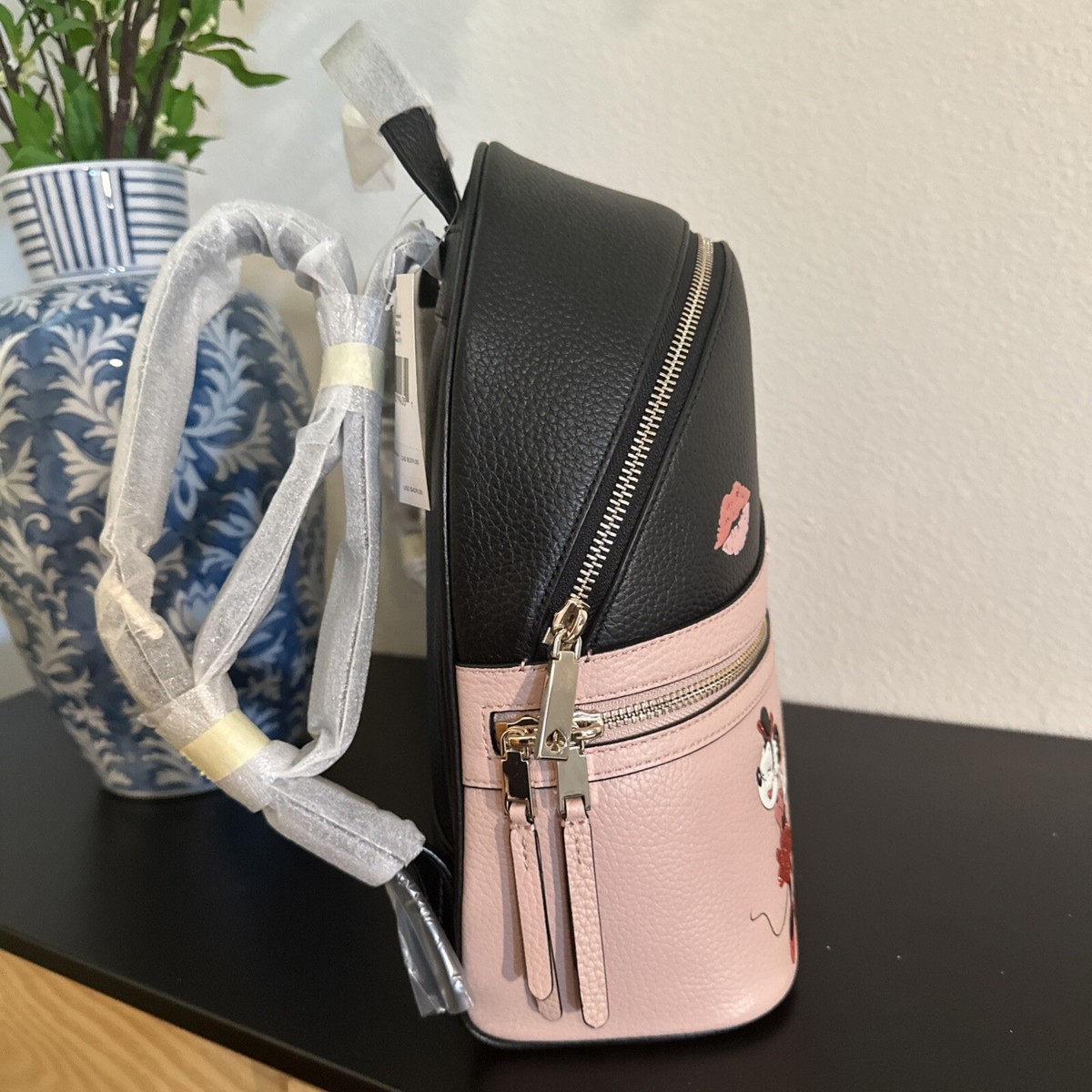 Kate Spade Limited Edition Disney Minnie Mouse Medium Backpack Pebbled Texture Kate Spade Limited Edition Disney Minnie Mouse Medium  main image 4