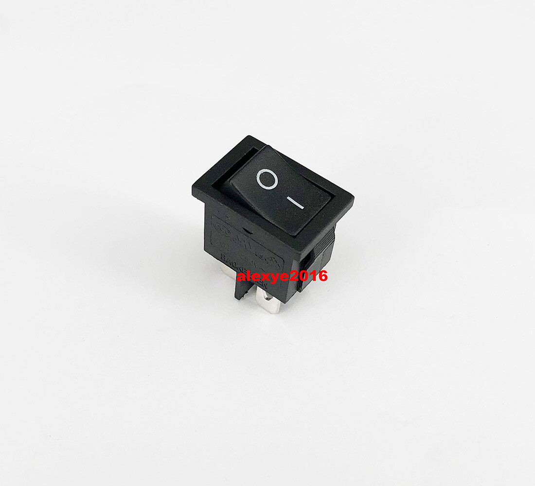 BAOKEZHEN SC768-1VAH Black Rocker Switch 4 Pins 2 Positions