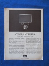 Bozak Tempo 1 Speaker "No Need To Compromise" Magazine Ad Audio Mag Sept 1971