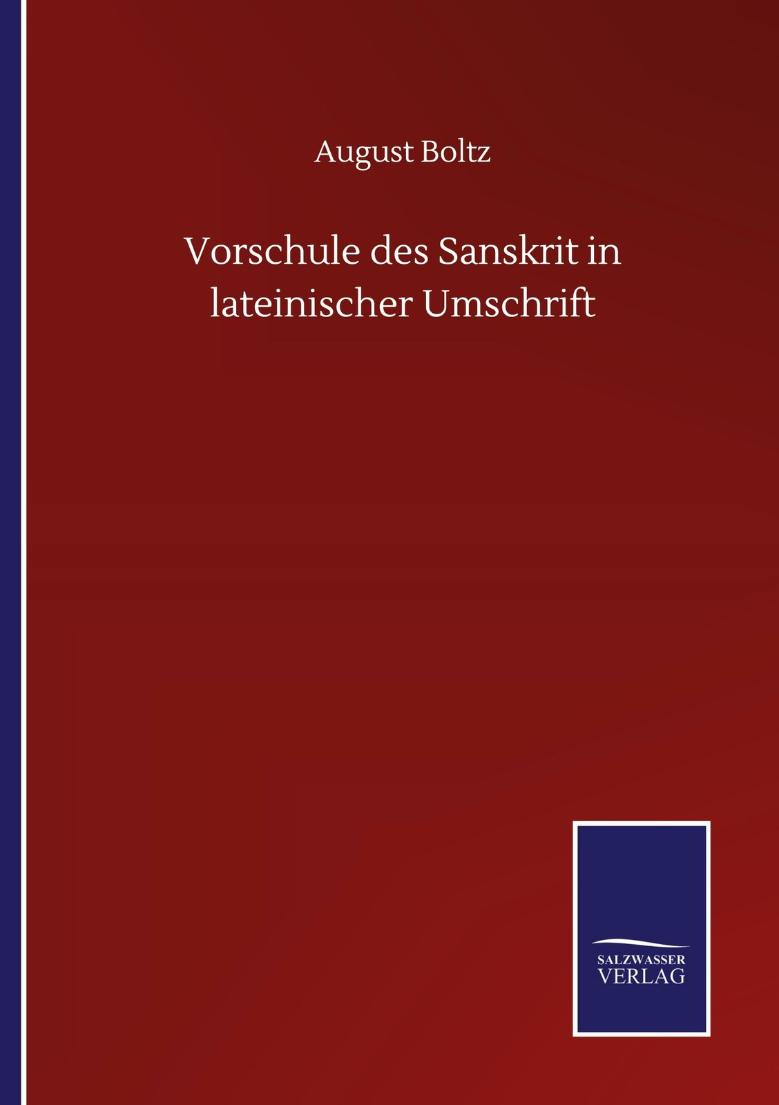 Thumbnail - Vorschule Des Sanskrit In Lateinischer Umschrift | Buch |