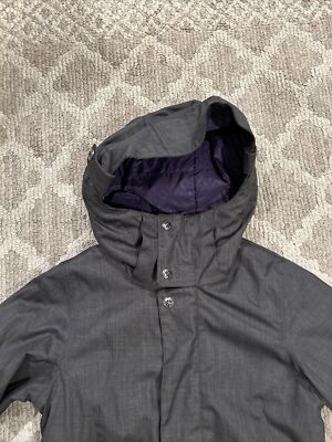 Burton Dry Ride Da Nang Dark Gray Snowboard Jacket Women's Size