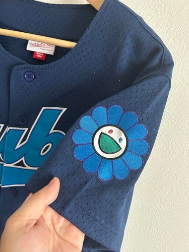 Mlb Complexcon Cubs Baseball Jersey Navy size M Takashi Murakami From japan used - Picture 4 of 9