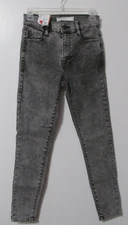 Women's Garage Denim High Rise Black Acid Jeggings Size 1 [SM - 25]