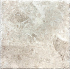 Cappuccino Beige 16x16 Brushed and Chiseled Marble Floor Tile Backsplash