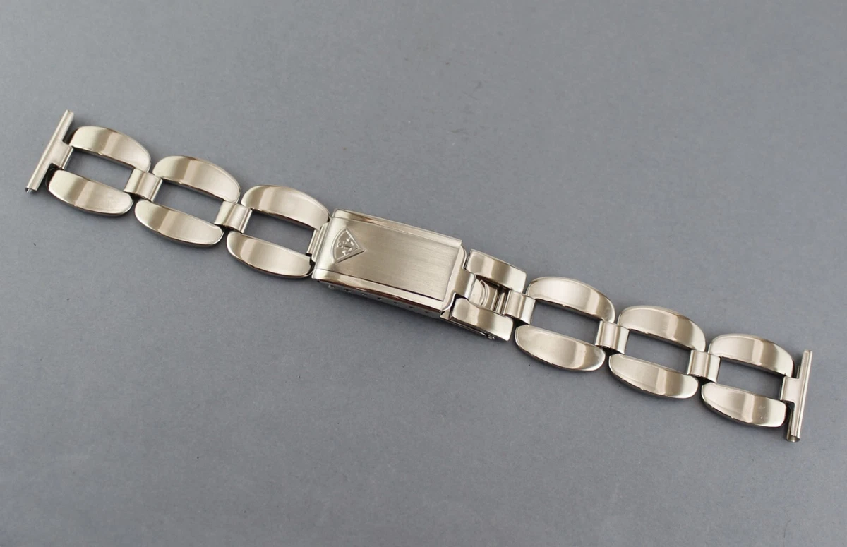 Rowi Fixoflex S Bracelet De Montre En Acier Inoxydable Doré 22 Mm