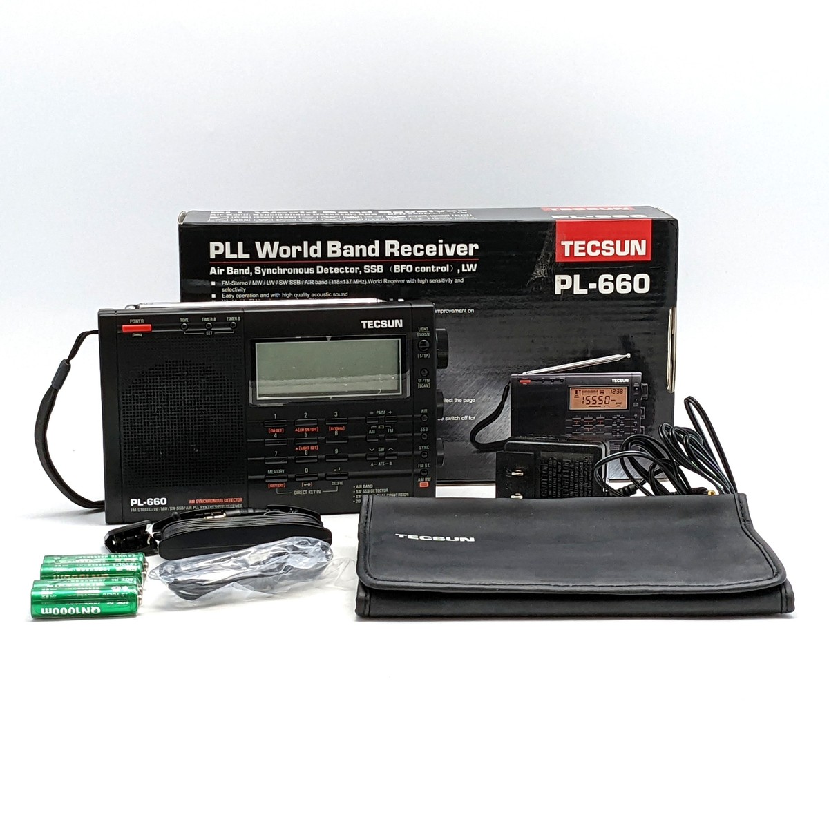 TECSUN PL-660 ラジオチューナー ケース付き Amazon.com: TECSUN