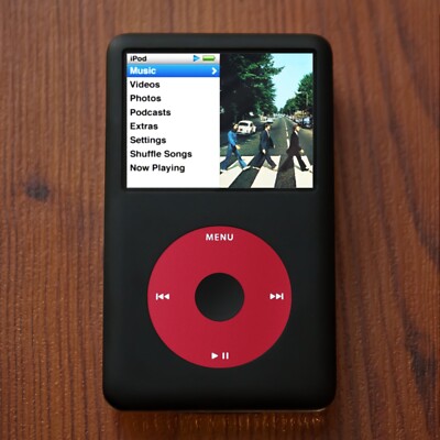 iPod Classic Taptic iMod 80GB → 512GB Custom 512GB Taptic Mod All Blue iPod Classic 7th Gen