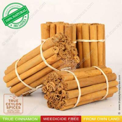 High Quality Pure ALBA GRADE Ceylon Cinnamon Sticks 150g.
