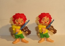 LUSTIGER MUSIKANT *Geige mittelbraun* Der kleine Kobold Pumuckl 1985 ORIGINAL