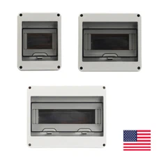 GEYA Waterproof IP65 ABS Plastic Electrical Enclosure 5/8/12 WAY Junction Box