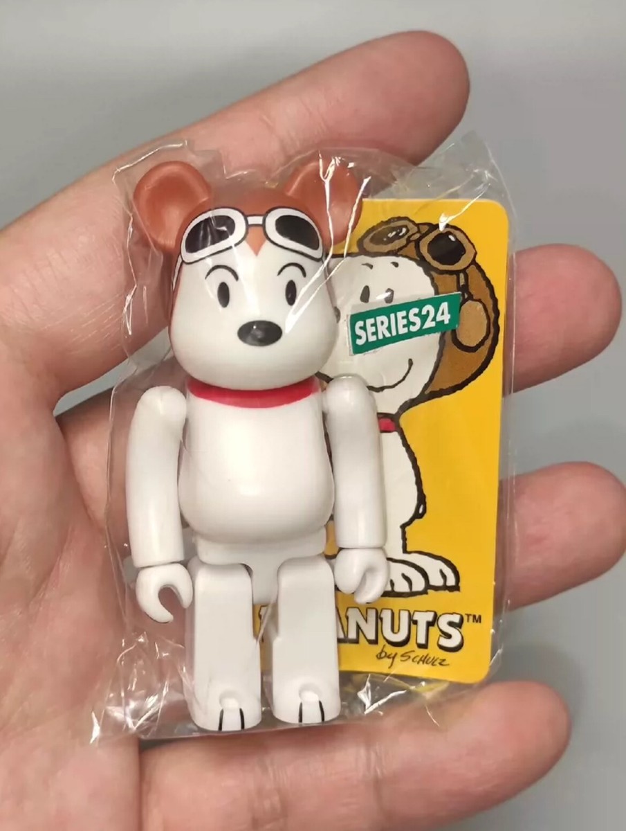 Bearbrick Series 24 CUTE PEANUTS SNOOPY 100% Medicom Be Bearbrick Series 24 CUTE PEANUTS SNOOPY 100% Medicom Be