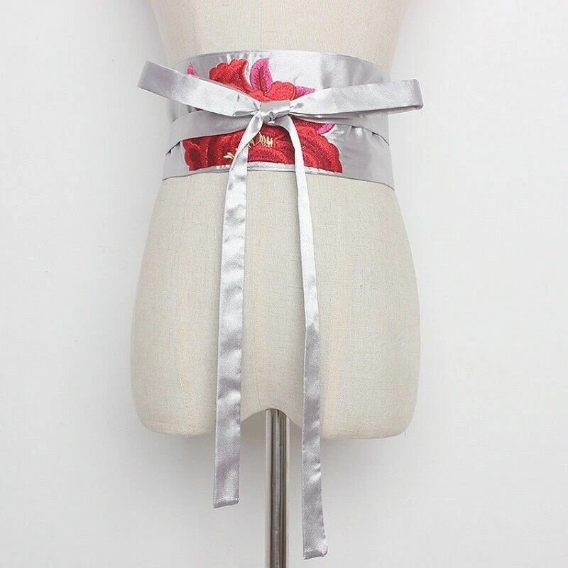 Satin Silver Belts for Women for sale | eBay