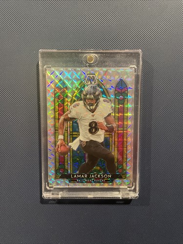 2020 Panini Mosaic - Stained Glass #SG3 Lamar Jackson Ravens