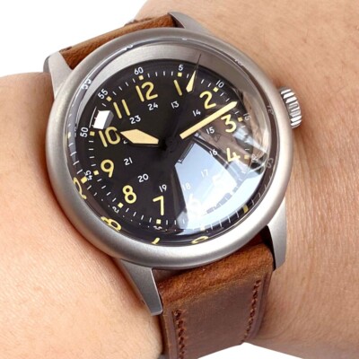 36mm black  200M Dive Automatic Watch Men NH35 Green Lume Bouble Bow Sapphire