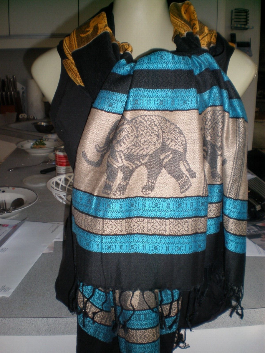 NEW SAM WELL PASHMINA Scarf Wrap Shawl 100% CASHMERE 27