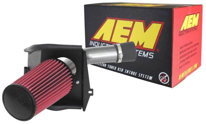 Sistema de admisión de aire frío AEM 08-14 WRX/STi - gris bronce Foto 3 de 4