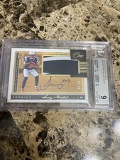 2018 Panini One Gold #4 Sony Michel Rookie Patch Auto 01/10 Patriots RC