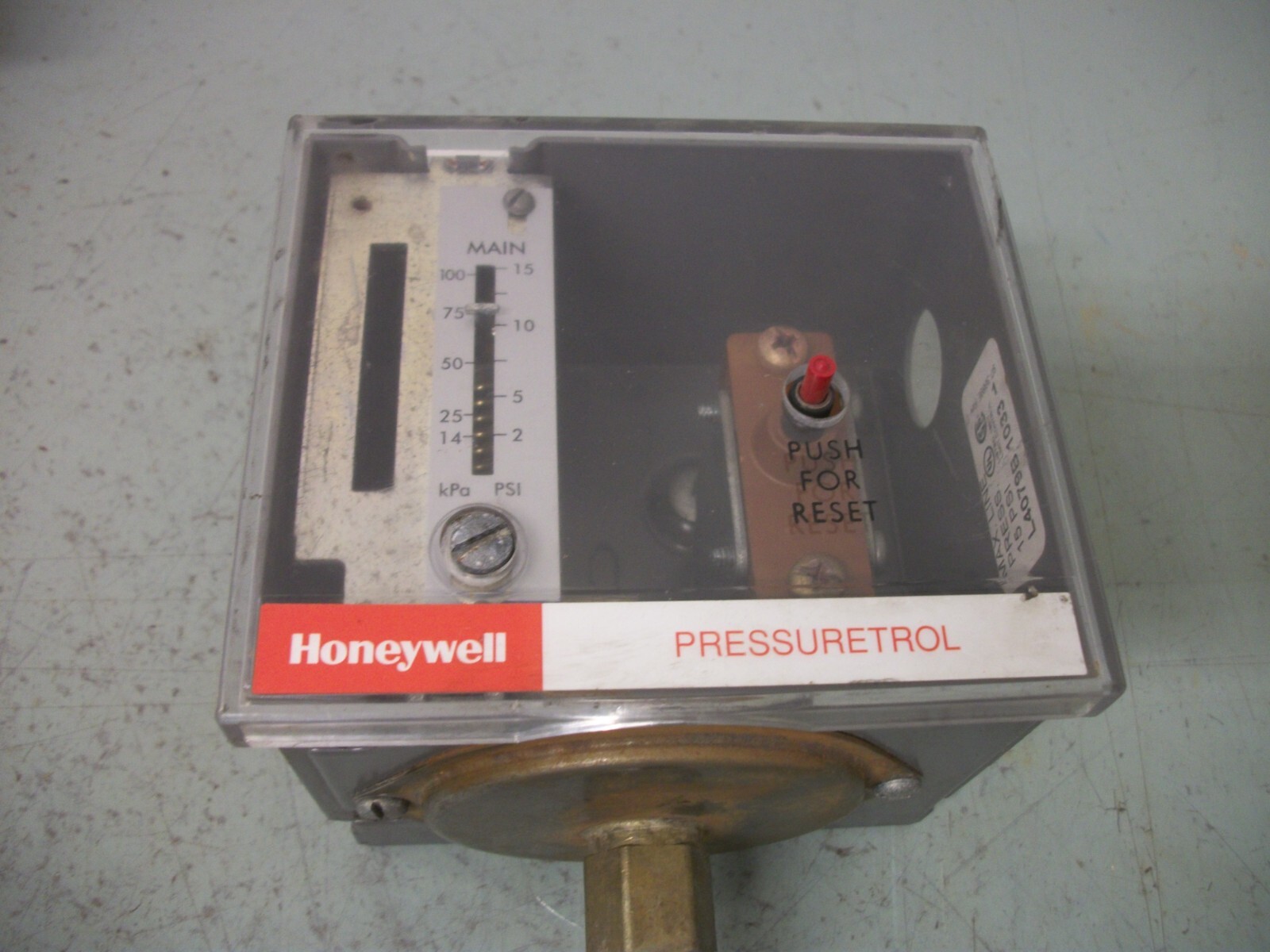 HONEYWELL PRESSURETROL PRESSURE CONTROL SWITCH L4079B1033 215PSI eBay