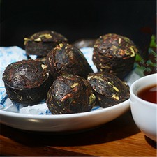 500g Fragrant Glutinous Rice Ripe Pu-erh Tea Tuocha Cooked Black Tea
