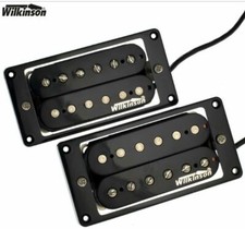 AlNiCo V WHHB Humbucker Pickup Neck/Bridge Black Set Wilkinson Premium US Ship