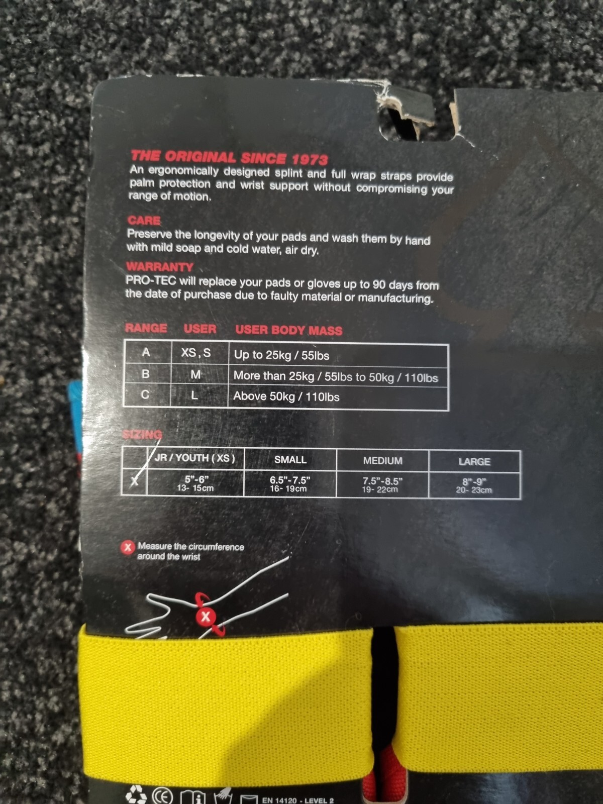 PROTEC Skate / "Street" Wrist guards RETRO skating wristguards protec