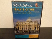 2009: Rick Steves' Italy's Cities DVD 7 Episodes / 3.5 Hours " NEW SEALED "