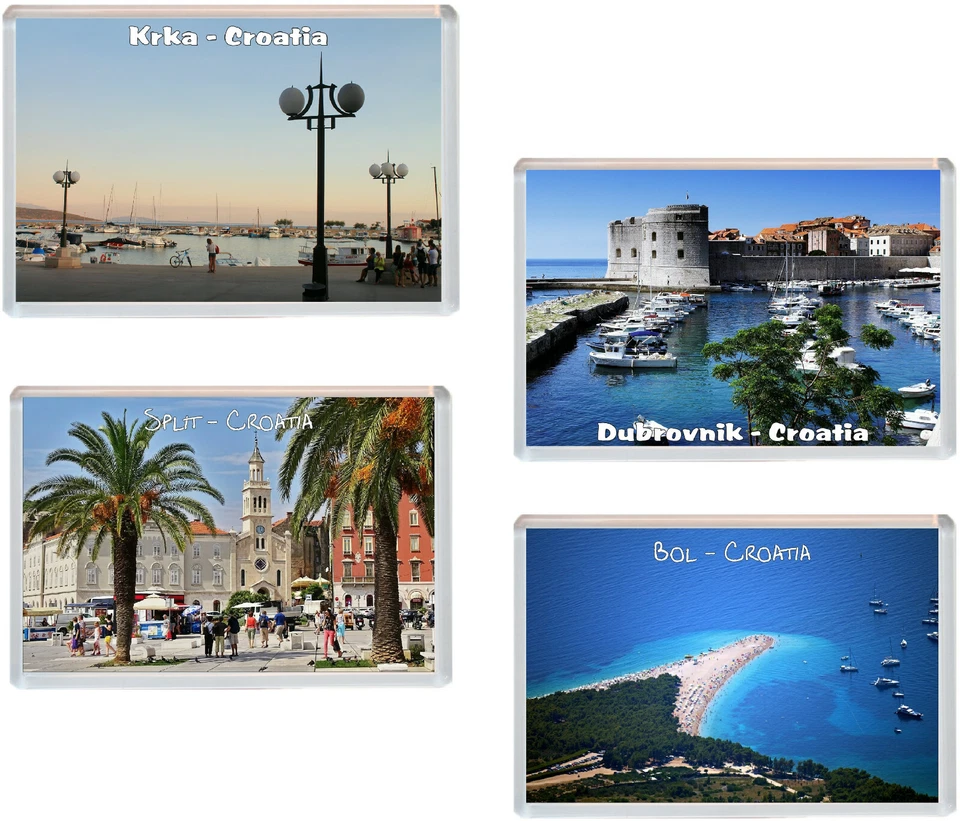 Various - Croatia - 96 x 67mm Jumbo Fridge Magnet Gift Souvenir Present - Image 1 of 1