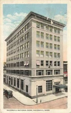 c1919 Haverhill National Bank Old Car Haverhill MA VTG P135