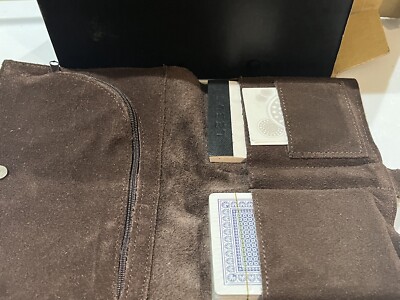 Gold Rush Casino , Las Vegas - LEED S Brand Suede Card Carrier- One Deck,Pockets