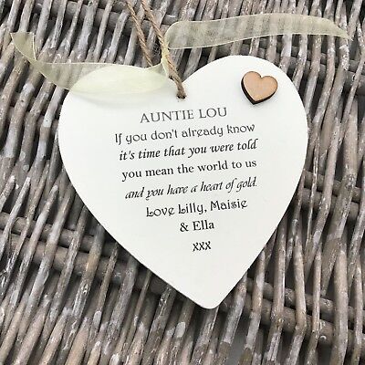 Details about   Personalised Auntie Niece Elephant Gift Birthday Christmas Present Aunt Aunty