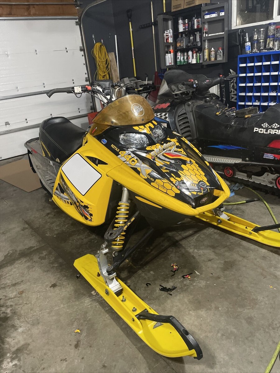 SKI DOO SNOWMOBILE WRAP REV MXZ 440 X LC, 07 FACTORY REPRODUCTION