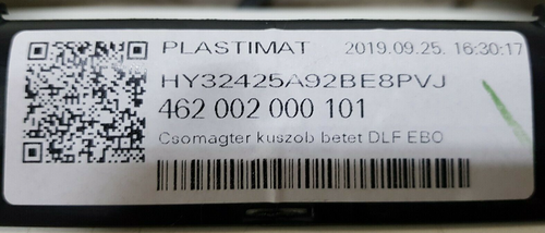 for LAND ROVER DISCOVERY 5 2017 TAILGATE RECLINE PLATE LR107514 - Picture 3 of 4