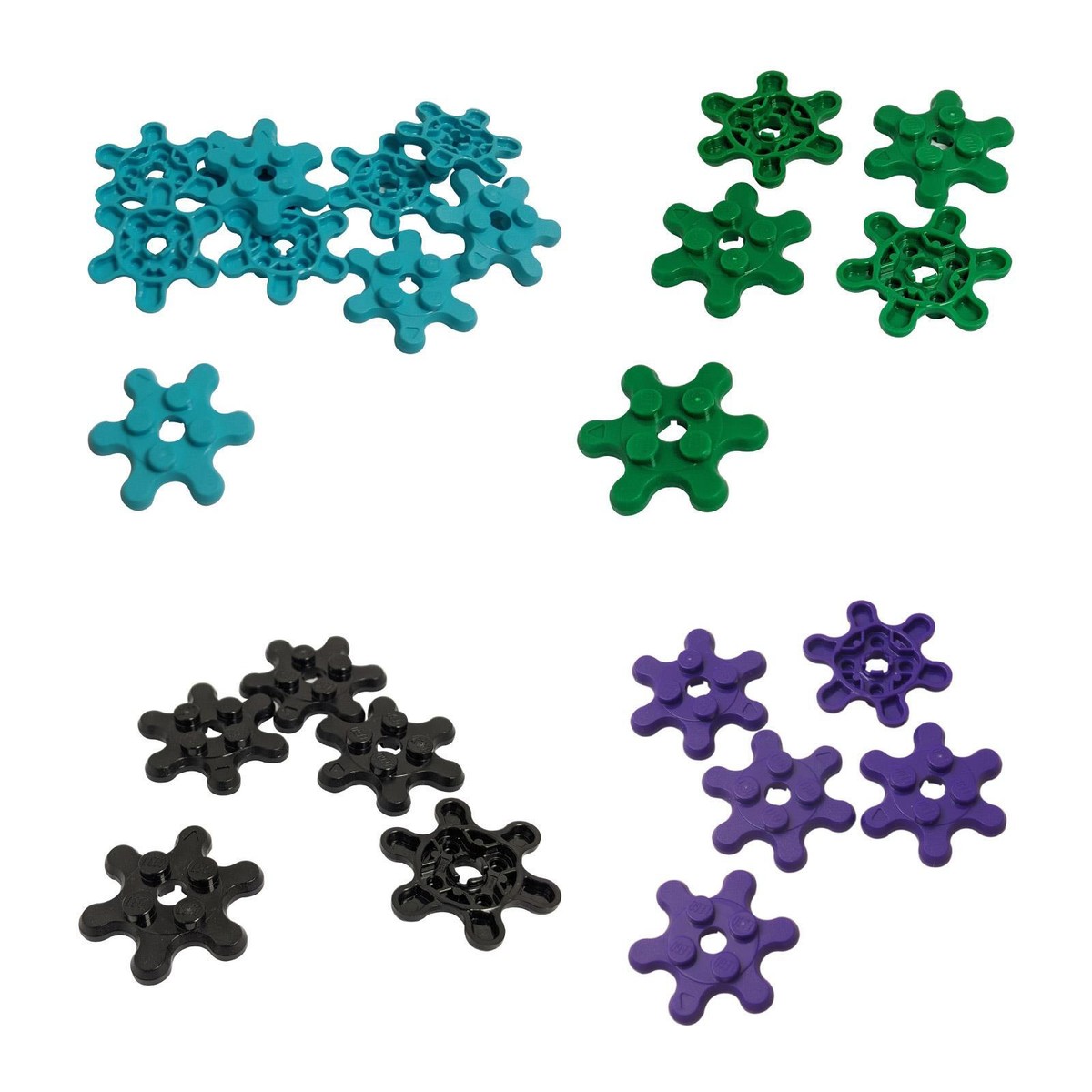 LEGO TEchnic Gear Plate 2x2 Round (35442) Bulk, Various Colors