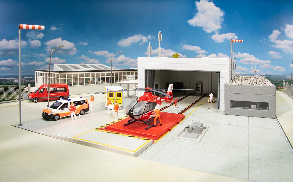 まる/4 Faller 130158 HO scale 1:87 Kit of a Air rescue station | eBay