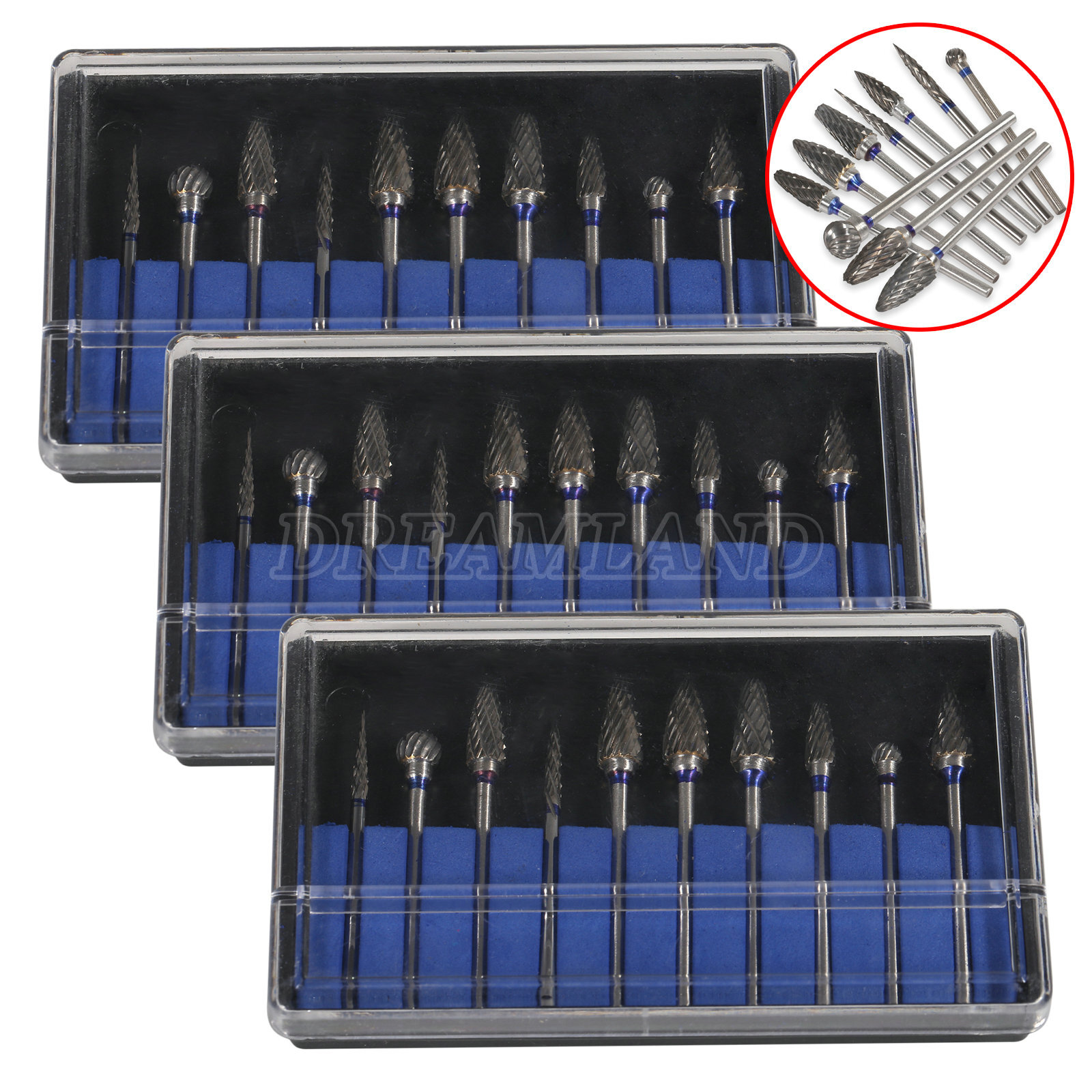 High Efficiency Standard And Non Standard Sizes Tungsten And Solid Carbide Rotary Burrs Set - Foto 10
