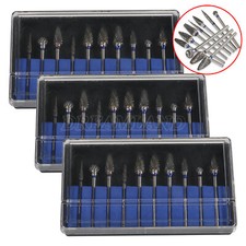 Dental Lab Polishing Bur Drills Tungsten Steel Carbide HP2.35MM Burs 10 models