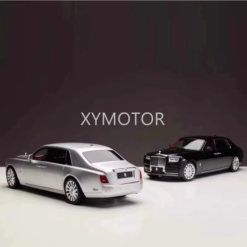 1:18 Rolls Royce Phantom 8th Eight Generations Diecast Model Car Gray - Image 2 of 4
