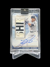 2023 Topps Luminaries Julio Rodriguez Home Run King Autograph Patches /15